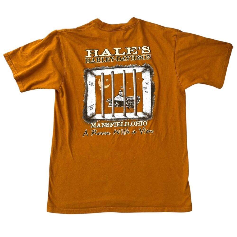 Y2K Harley Davidson Hale’s Mansfield Ohio T-Shirt Made in USA L